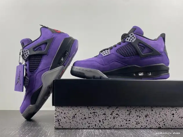 80% Off Sale Purple x Air Scott 4 Jordan Travis Suede 0521